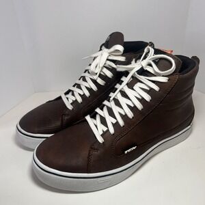TCX Street 3 WP Motorcycle High top Shoes Brown Men's 8 EUR 41